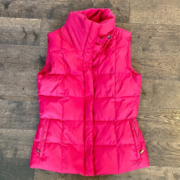 Eddie Bauer Goose Down Puffer Vest, XS, EUC, Pink - Picture 1 of 12